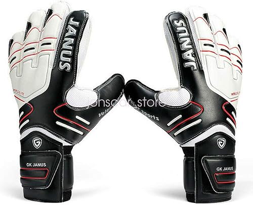 Guantes de portero de fútbol profesional para niños y adultos y jóvenes con protección para los dedos de látex para fútbol y portero