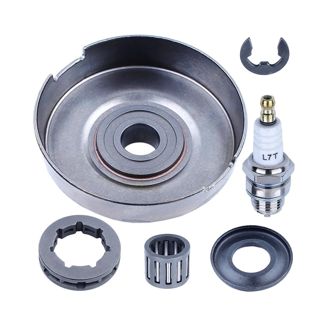 Conjunto de bujía de embrague de motosierra compatible con modelos 372, 371, 365, 362, XP, 2172, 2171, 2165 y 2163