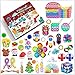 Calendrier de Compte à Rebours de Noël pour Enfants,2021 Calendrier de L'Avent de Noël Fidget Toy Pop Pack, Pack de Jouets de Soulagement du Stress Sensoriel pour Garçons Et Filles
