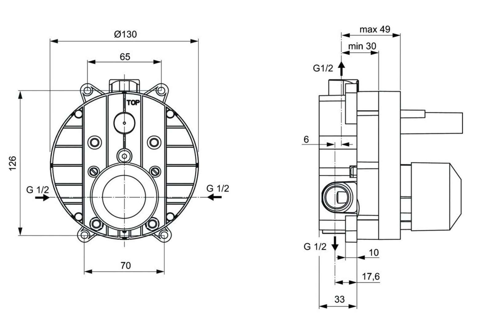 Ideal Standard - Nuevo Kit 1 Empotrable (A1300NU)