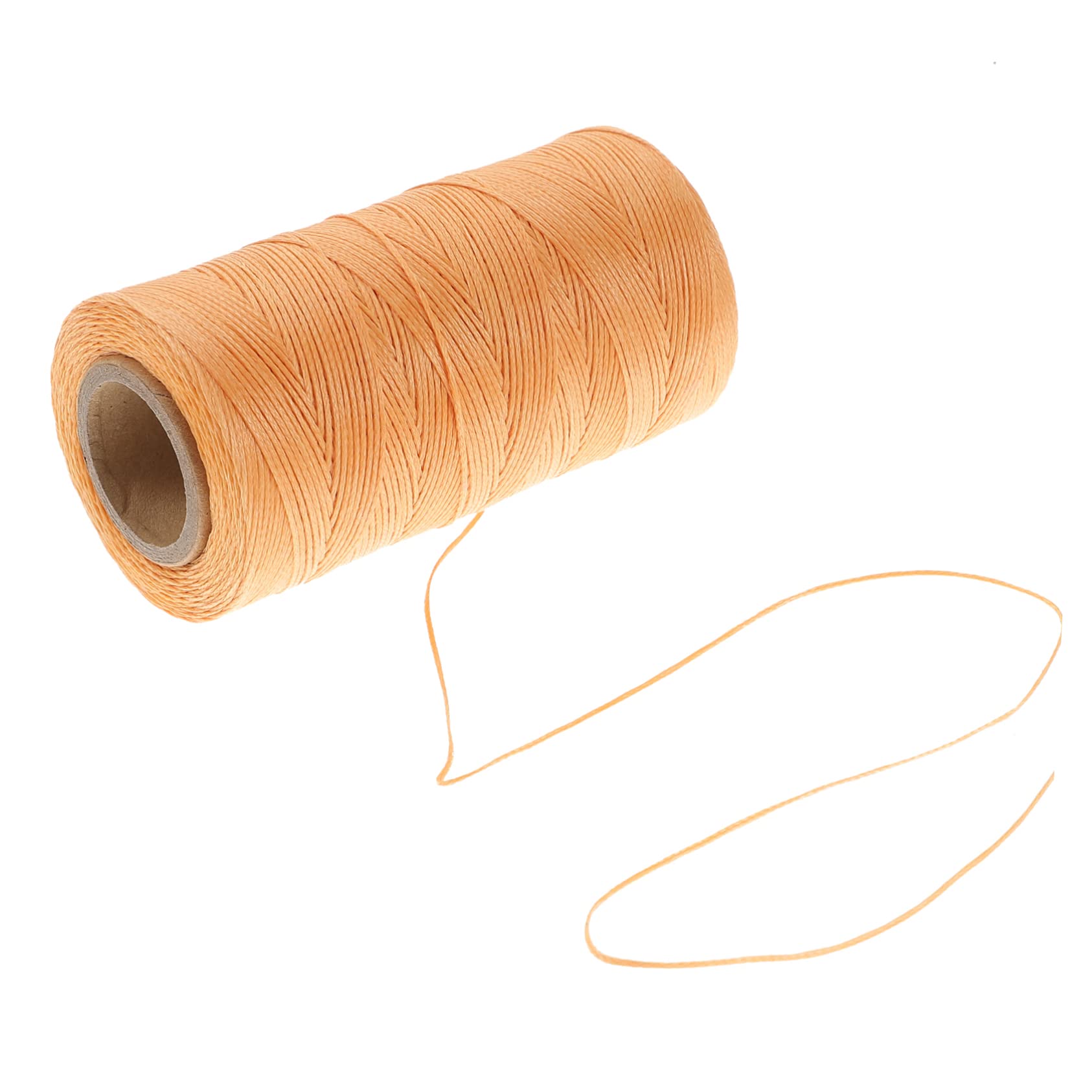 Ciieeo Hilo Encerado para Coser Cuero 0,8mm 3piezas de Poliéster para Pulseras y Artículos de Cuero, Adecuado para Encuadernación y Costura Artesanal Color Aleatorio