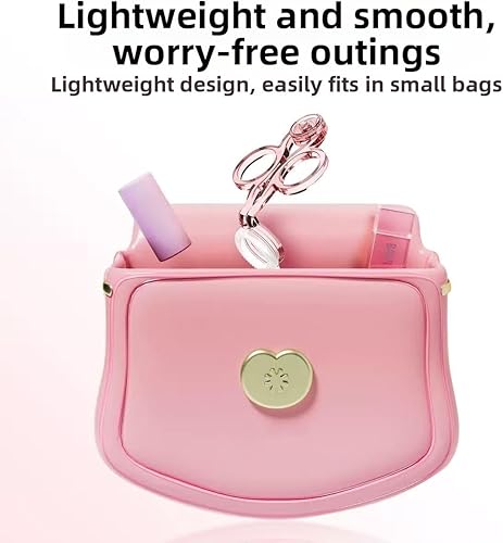 Miniatura 4 de Herramienta aplicadora y removedor de lentes de contacto mejorada 2 unidades, ayudante higiénico de lentes chapado en plata con funda de viaje