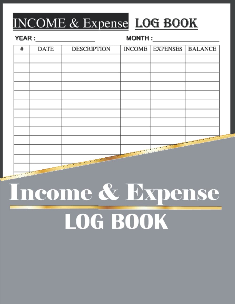 Buy & expense log book Daily And Expense Tracker