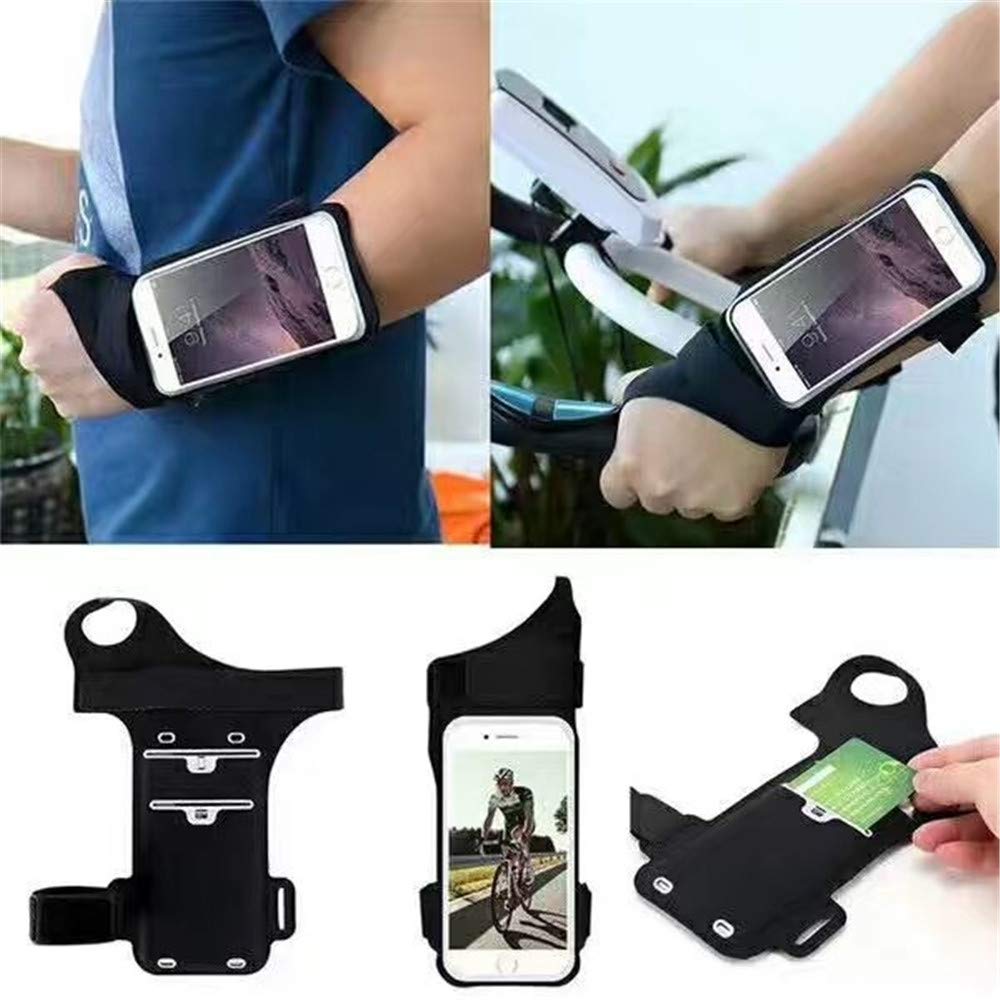 Bolsa para el brazo Banda para el brazo del deporte Bolsa para la muñeca Bolsa para el deporte Funda para teléfono móvil Impermeable antideslizante Cómodo y transpirable Desbloqueo de huellas d