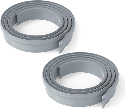 Miniatura 8 de Shuisen Puerta de ducha en T Drip Sweep en ángulo de vinilo transparente enmarcado barrido de 36 pulgadas de largo ajuste para puertas batientes o