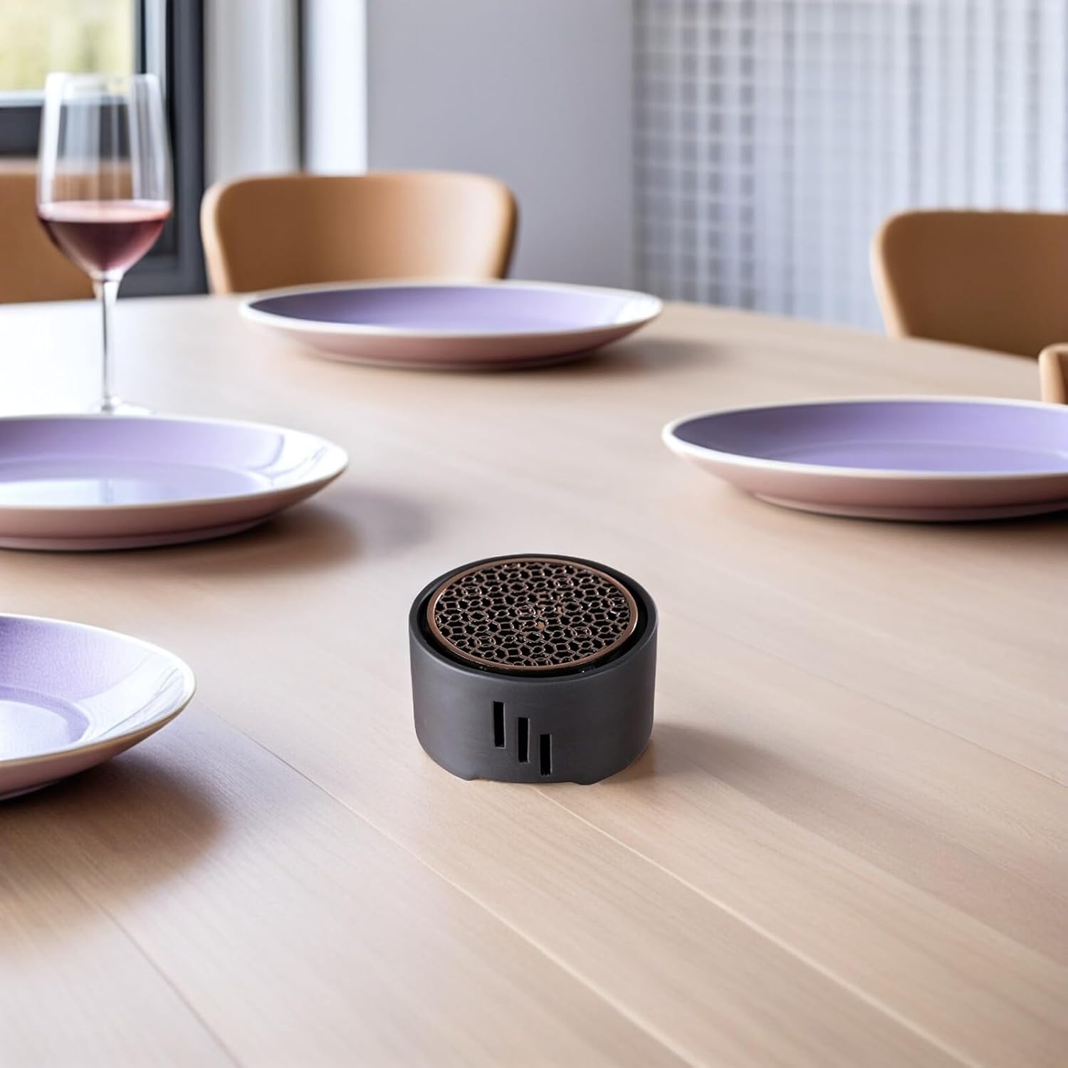 Japanese Metal Teapot Heater Warmer Base Black Steel Tea Warmer with Tea Light Holder Candle Teapot Warmer for Teapot Tea Stove