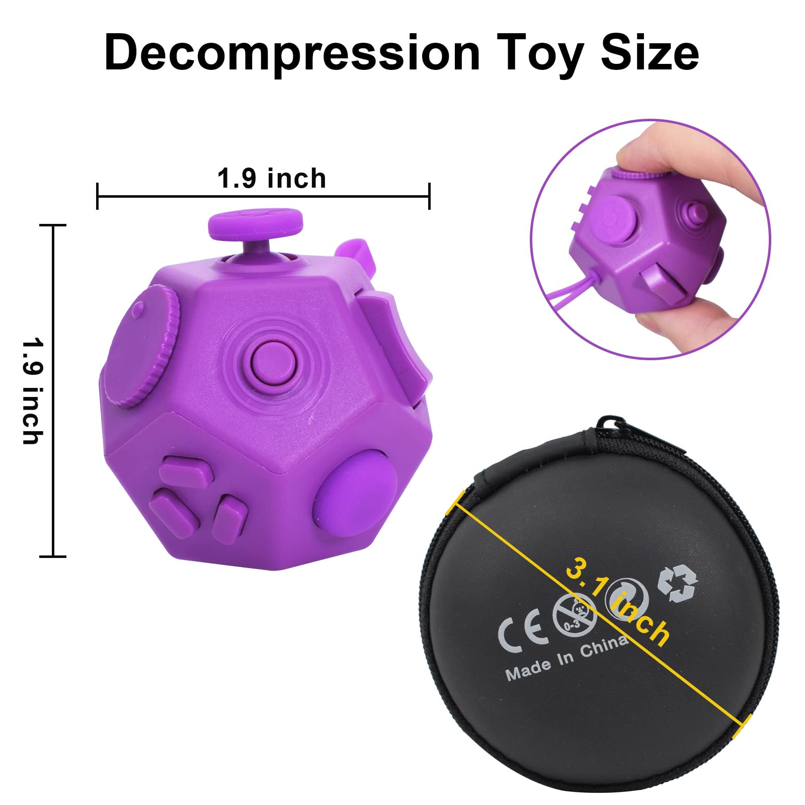 フィジェットトイまとめ Amazon | UOOEFUN 小さなフィジェットトイ 子供用 大人 不安障害 ADHD