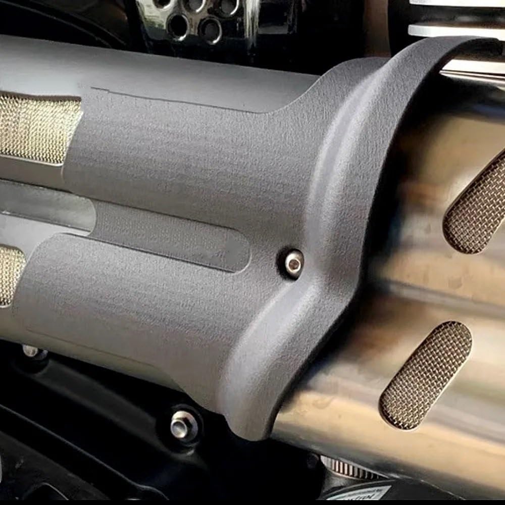 Paracalore moto Adatto per Triumph Scrambler 1200 Protezione protezione tubo di scarico moto Copertura scudo termico Copertura antiscottatura