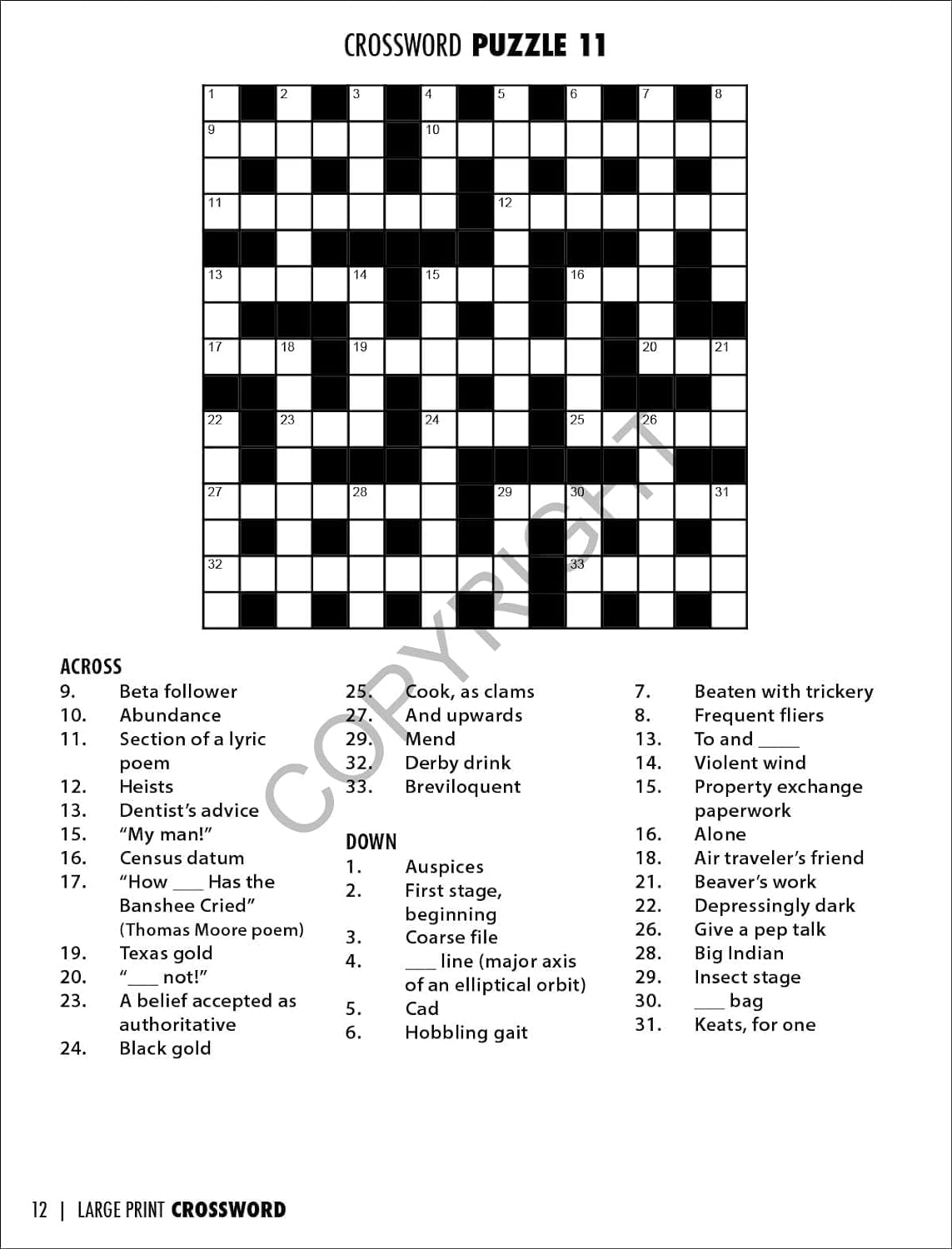 ZOCO - 250 Custom Large Print Puzzle Book Gift Packs - Each Pack has (1) Word Search, (1) Crossword, (1) Sudoku, (1) Pencil - VOL. 1 - Handout & Promotional Item for Hospitals, Senior Centers