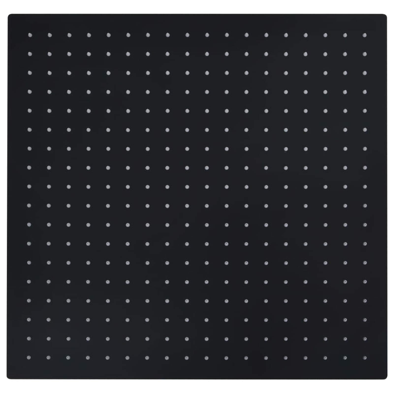 Cabezal ducha efecto lluvia acero inox cuadrado 50x50 cm negro, ShGaxin Rociador Ducha, Ducha Lluvia, Alcachofa Ducha, Duchas De Baño Alcachofa Lluvia, Recambios Columna Ducha