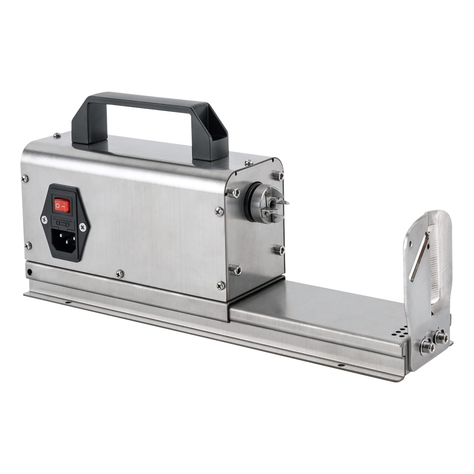 Semi-Automatic Spiral Potato Cutter Commercial Potato Spiral Slicer, 40W 3 in 1 Stainless Steel Tornado Potato Spiral Cutter Electric Twisted Potato Slicer for Potatoes Carrots Cucumbers