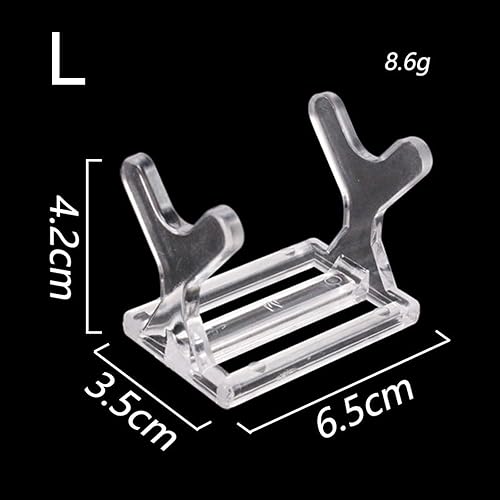 Miniatura 8 de Soporte de exhibición de señuelo de pesca transparente, soporte de cebo de pesca compacto, soporte de exhibición de cebos Wobbler, fácil de usar,