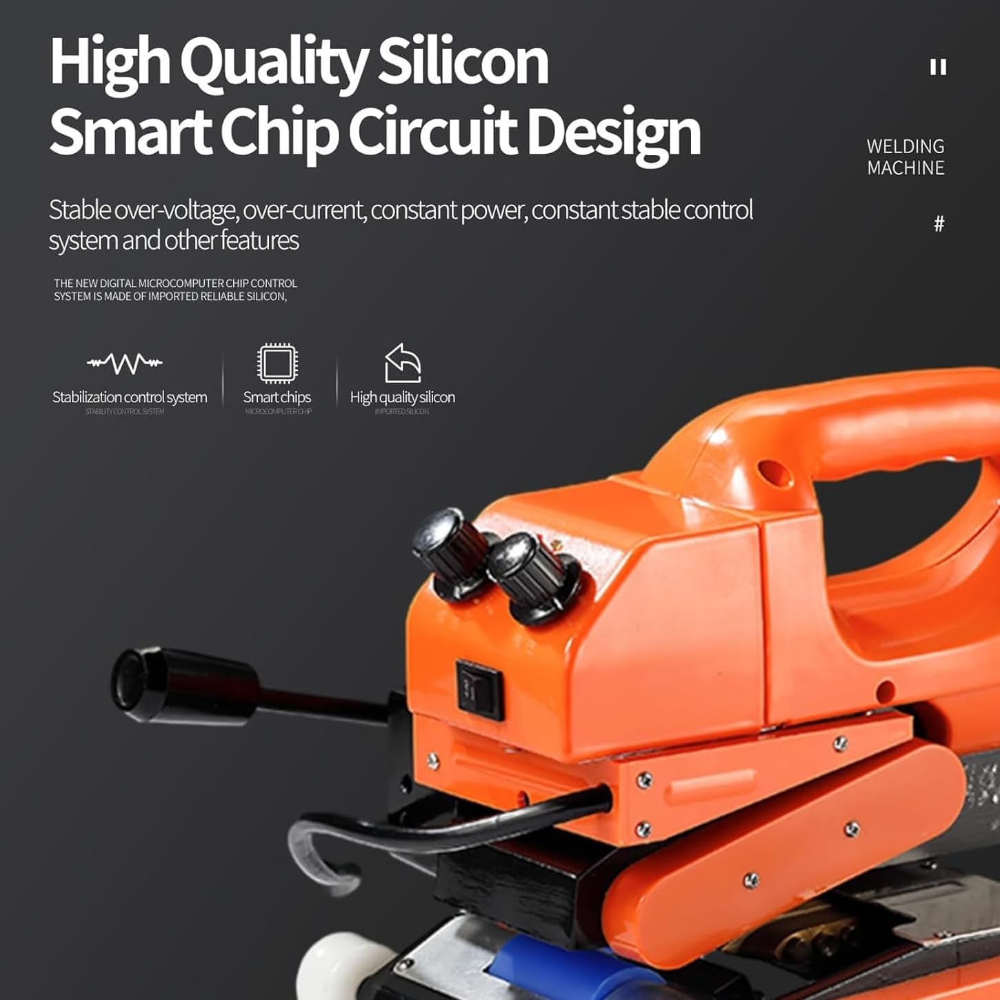 Macchina calda del saldatore del cuneo 800W per la sigillatura della membrana di plastica Geomembrane del PE del PVC dell'HDPE EVA, temperatura regolabile 0-450℃, velocità 0.5-5M/Min, 0.2Mm