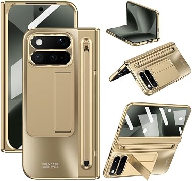 For Google Pixel 11 Pro Fold Case with Built-in Screen Protector