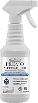 Premo Guard Mite Treatment Spray – 16 oz – Kills Dust, Scabies, Spider, Carpet, Bird, Mouse & Rat Mites in Home, on Furniture, Bedding – Natural Non-Toxic 100% Effective – Child & Pet Safe