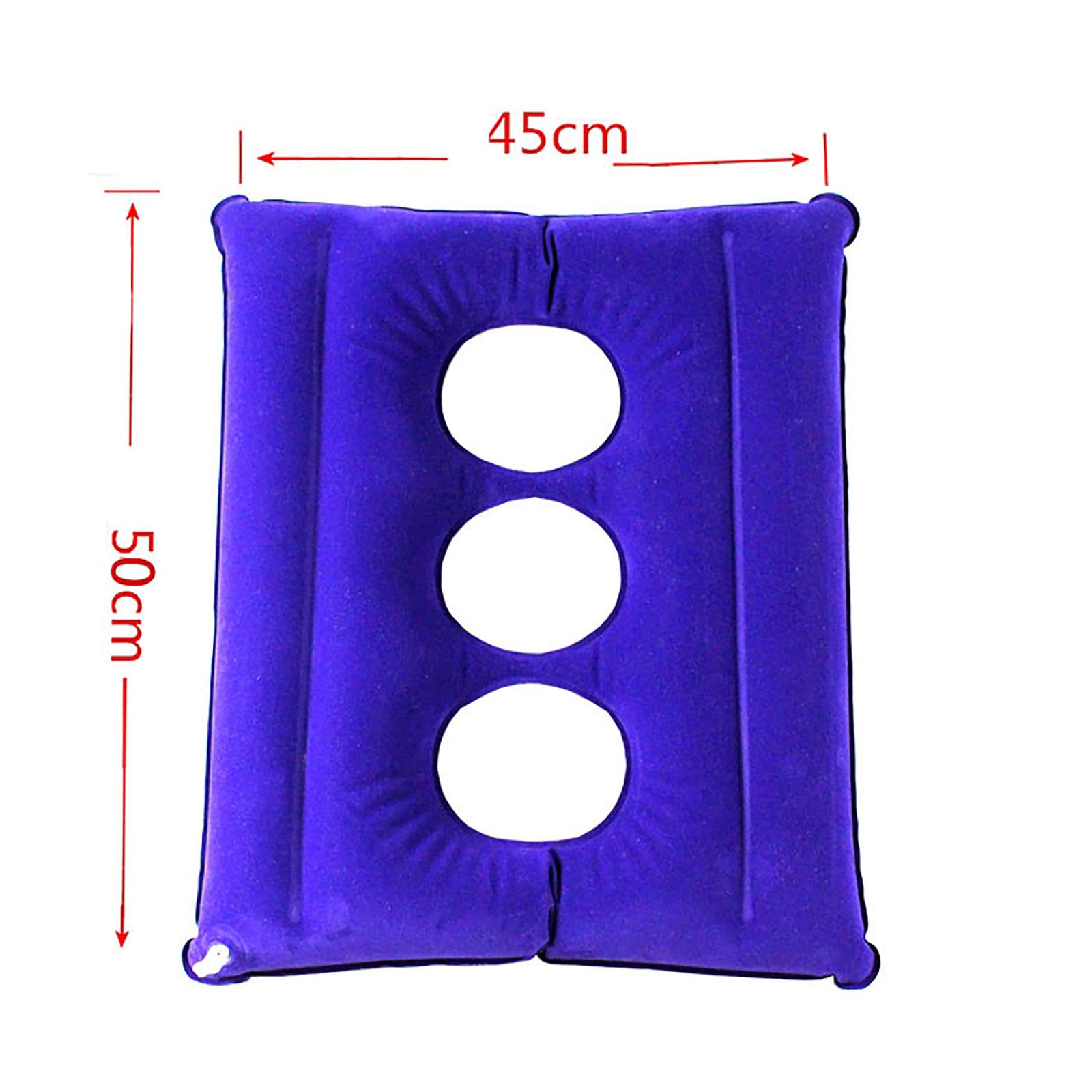 Cojín para silla de ruedas, cojín inflable para silla, cojín de asiento portátil inflable para ancianos postrados en cama, cojín para silla antiescaras Decubitus, cojín de aire para silla de rued