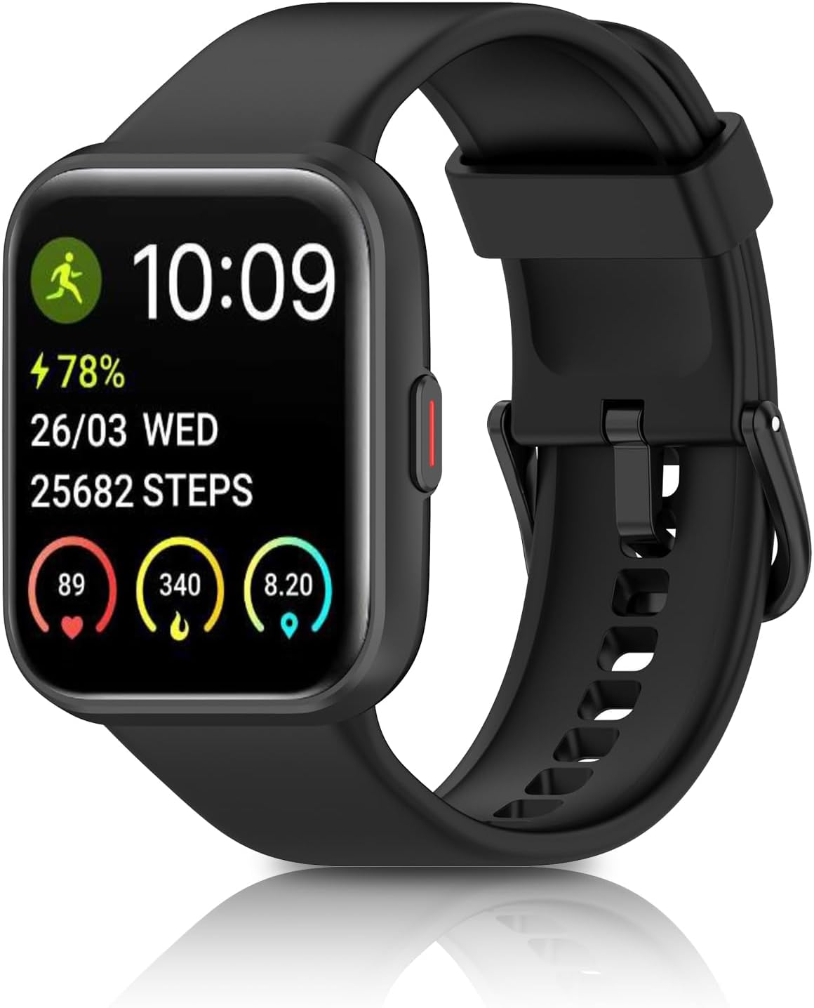 Silicone Bands Compatible with SKG-V7/V7 Pro Smart Watch, Soft Breathable Quick Release Replacement Strap, All-Day Comfort for Men Women