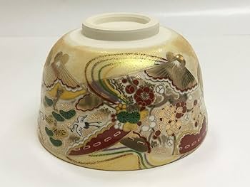 抹茶碗 宮地英香 茶道具 茶碗 金かすみ 扇面（化粧箱付き）新品 Amazon.co.jp: 抹茶碗 茶道具 茶碗 金かすみ 扇面 宮地英香作