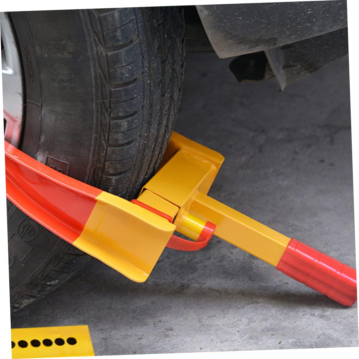 Zerodeko Car Anti-Theft Lock Wheel Car Tires Horn Lock Car Tires Clip Cold Rolled Steel