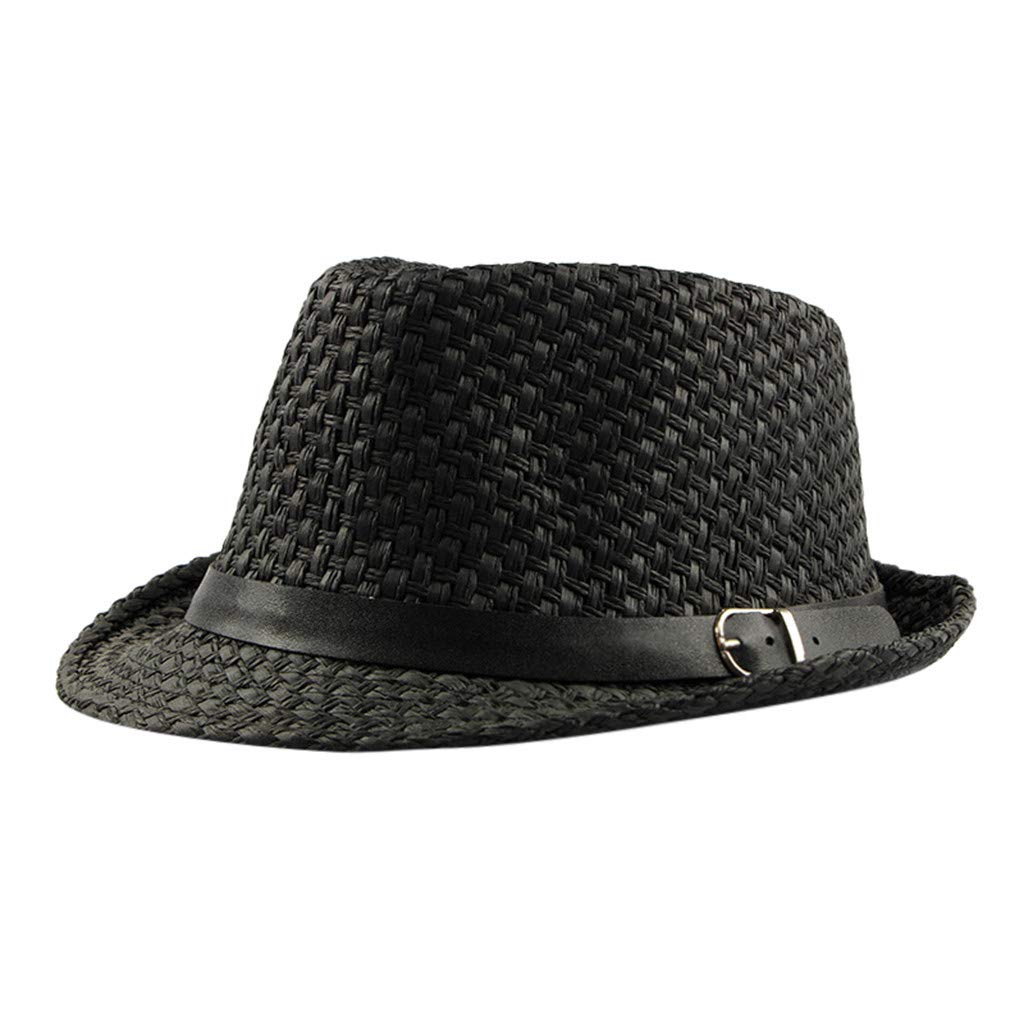 GenericGorra para mujer, sombrero de ala de verano, para hombre y mujer, sombrero de paja para sol ancho, gorras de béisbol, gorra de aspecto de pareja para padre