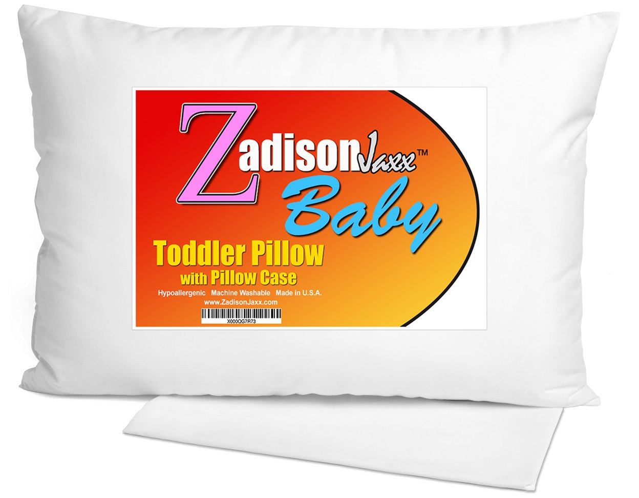 Zadisonjaxx Toddler Pillow with Pillowcase 13x18