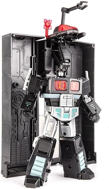 Miniatura 5 de Transformer Toys G1 MP10 Optimus Prime Commander Transformate MP10 con remolque Roller Flying Backpack Mini OP (rojo)