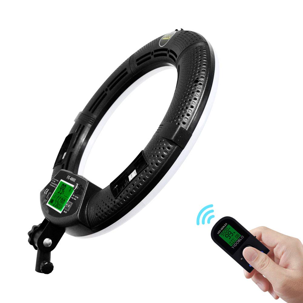 Luce Anello LED 18 Pollici Con Telecomando - Kit Completo Per Foto E Video, Regolabile 3200K-5500K