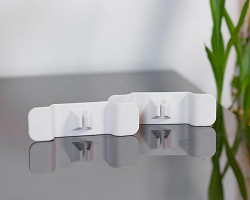 Miniatura 2 de Organizador de cables para electrodomésticos de cocina, soporte de enrollador de cable adhesivo mejorado para pequeños electrodomésticos, soporte de