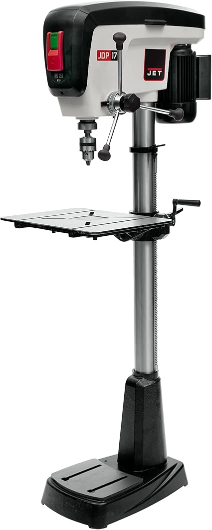 JET 17-Inch Floor Drill Press, 16 Speed, 3/4 HP, 115V