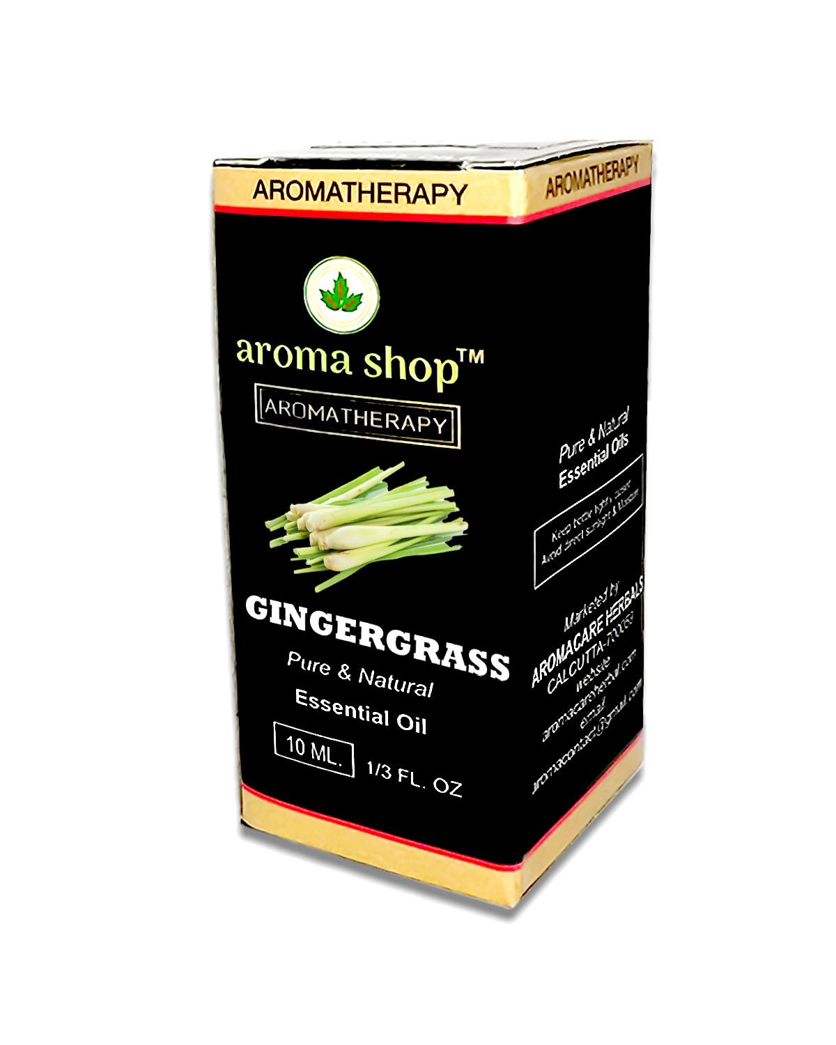 Aromashop Aromatherapy GINGERGRASS Pure & Natural Essential Oil (50ML)