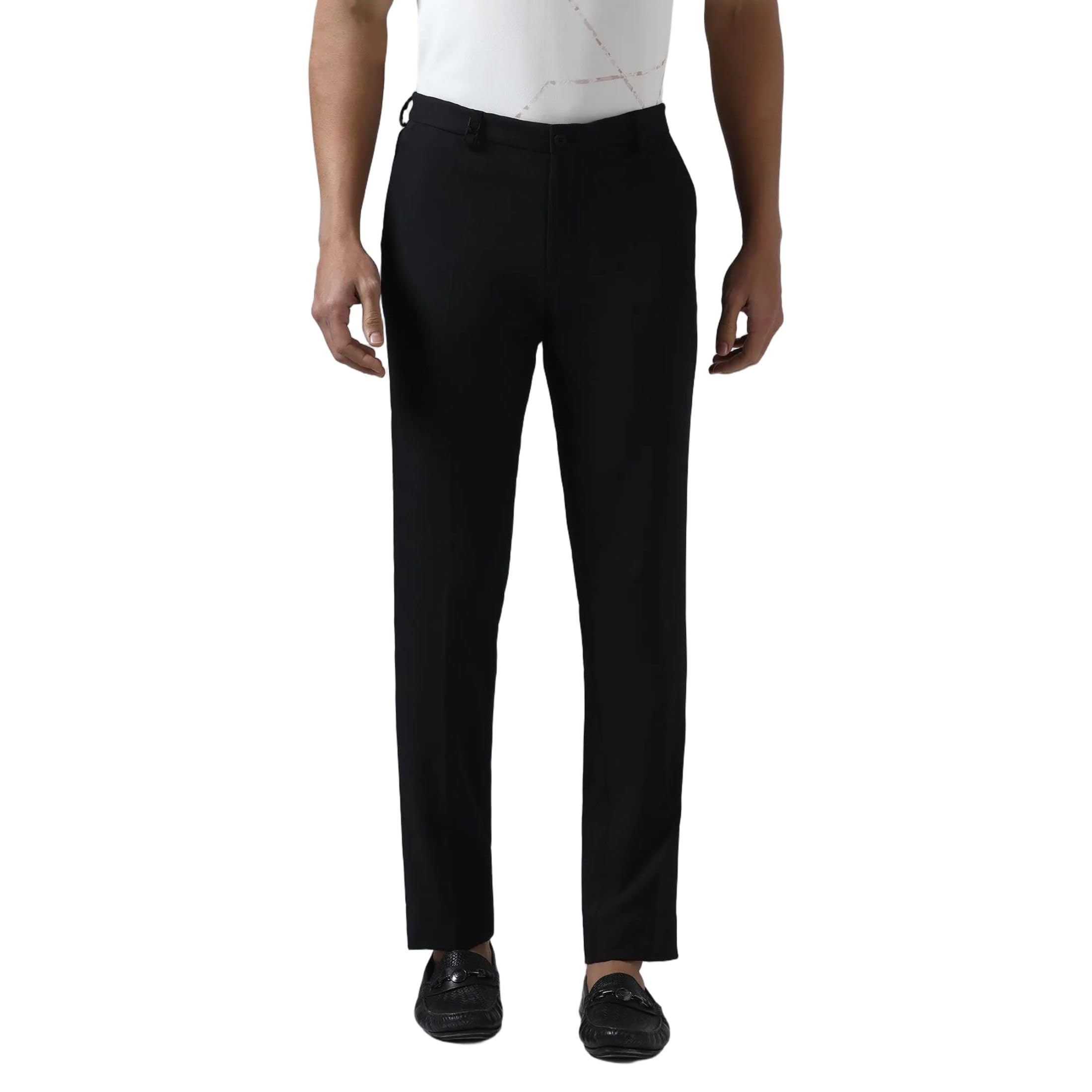 blackberrys Men's Solid Slim-Fit Trousers |Office Wear & Casual Wear-picture-48