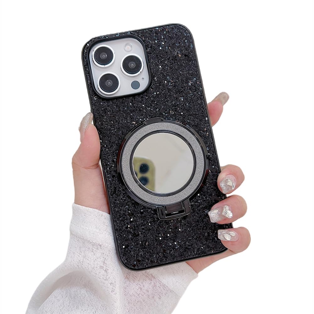 Coque iPhone 14 Pro Max avec miroir de maquillage et support magnétique - 8