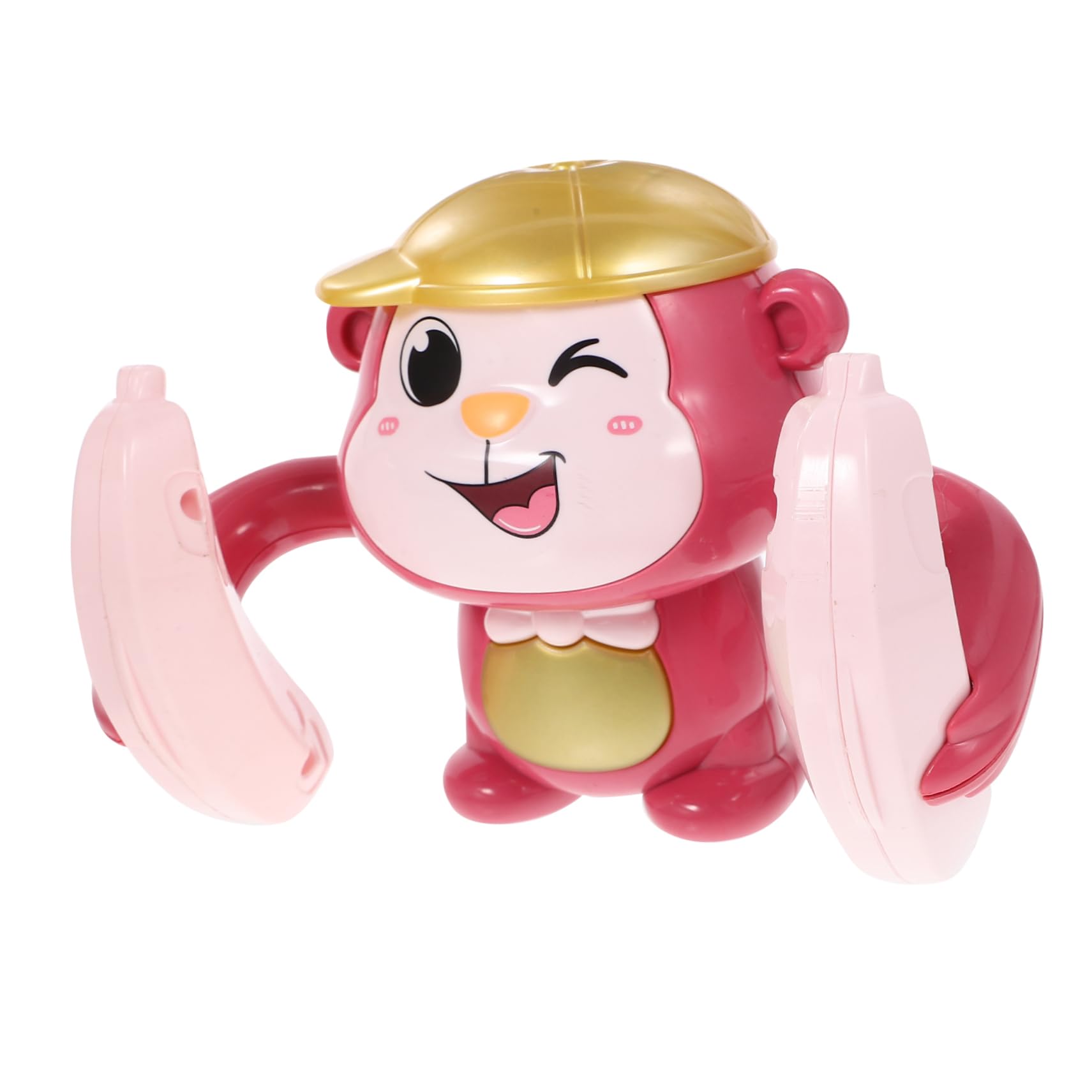 BESPORTBLE 1PC Electric Singing Dancing Tumbling Monkey for Interactive Cartoon with Funny Sounds Engaging Crawling Plaything Random Banana Color Random Color