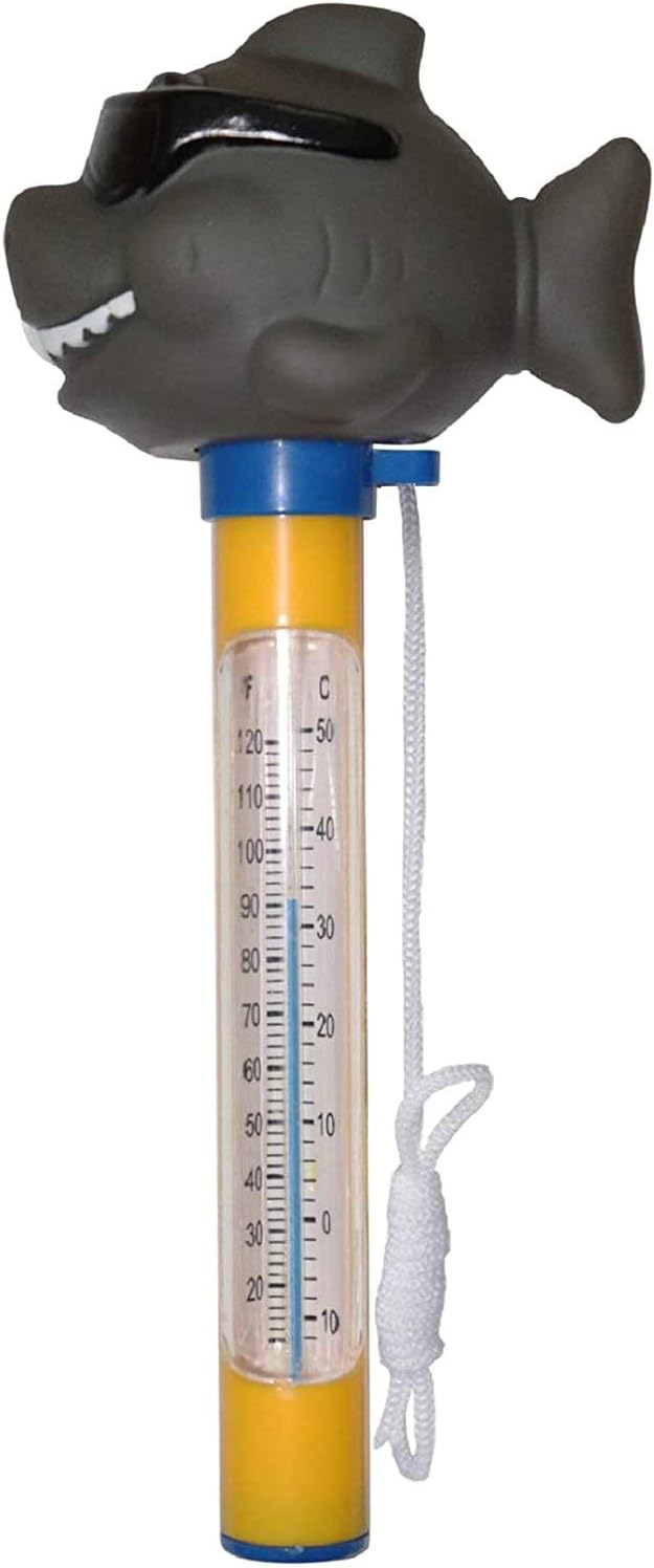WaterfloatingTH Floating Pool Thermometer,Cute Animal Floating Thermometer with Lanyard for Baby Bath Outdoor & Indoor Swimming Pools and Spa (ANIMAL3)
