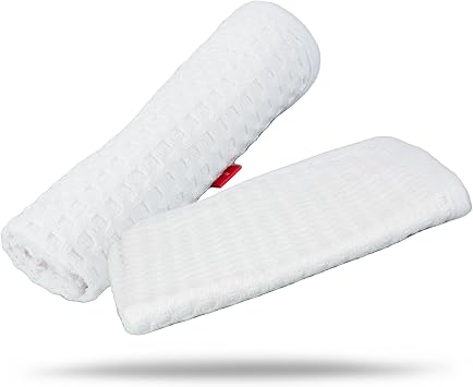 Maxshine Universal 3-Pack Waffle Towels 400GSM, 24" x 36" Professional Microfiber Drying Cloths for Car Windows, Mirrors & Delicate Surfaces Lint-Free Auto Detailing Towels
