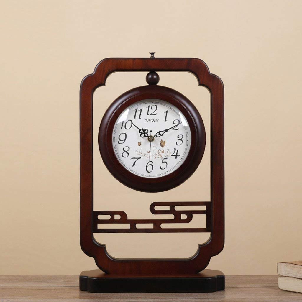 Reloj de mesa creativo GZ dile adios a los ruidos con este diseño de madera