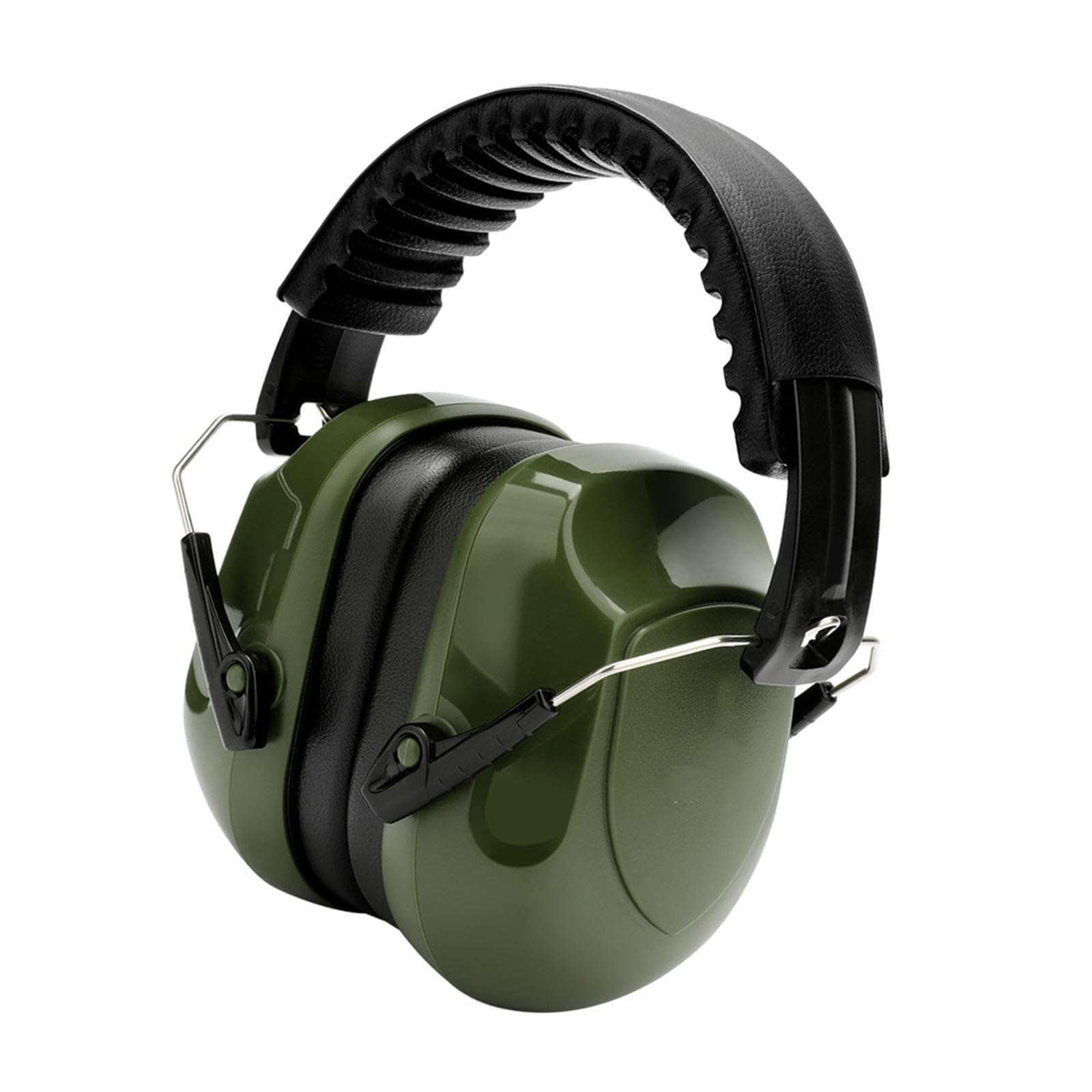 Noise Reduction Earmuff Adjustable for Lawn Mowing Workshop Construction Green-image-37