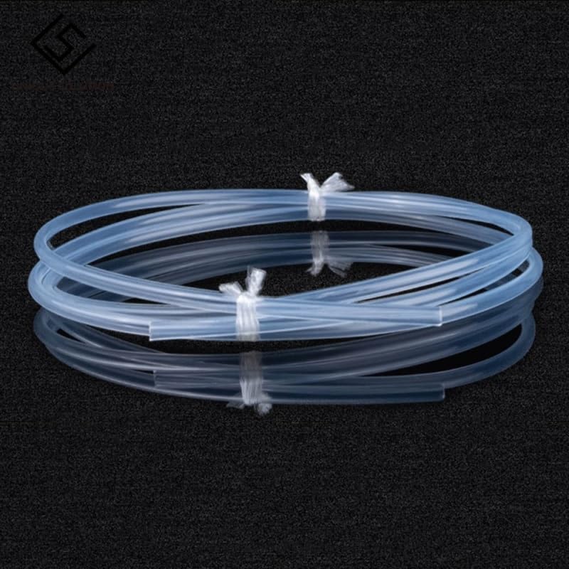 flexiable rubber 3D Printer 50 meter 2mm x 4mm Clear PTFE Tube Pipe For 1.75mm Filament 3D Printer Printing drain elastic (Size : 10Meter)