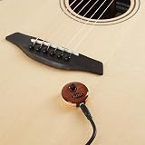 KNA UP-2 Universal Stick-On Piezo Pickup – Natural Acoustic Tone for Guitar, Uke, Drums, Percussion, Volume Control, No-Battery, No-Mod Installation, Compatible with Nearly All Acoustic Instruments