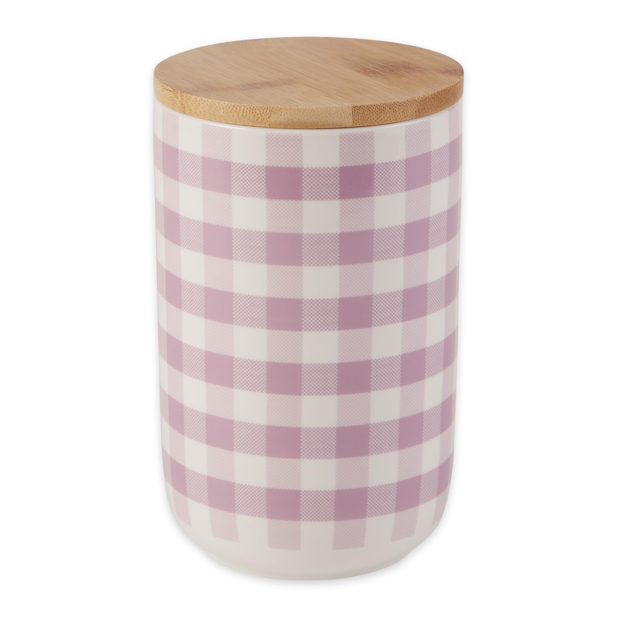 Recipiente de cerámica premium Bone Dry con tapa hermética de bambú natural para mascotas