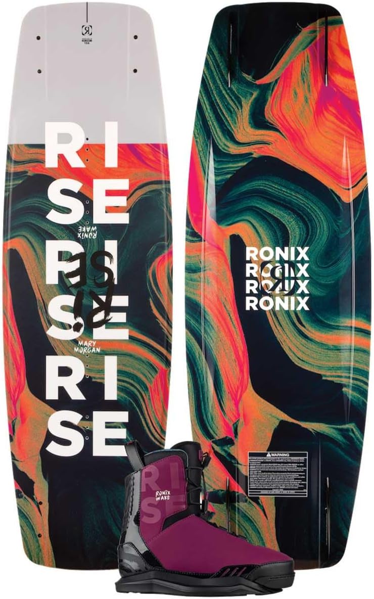 Ronix Rise Women's Wakeboard Package w/ Rise Bindings 2026, 132 cm, Rise - Women's 8