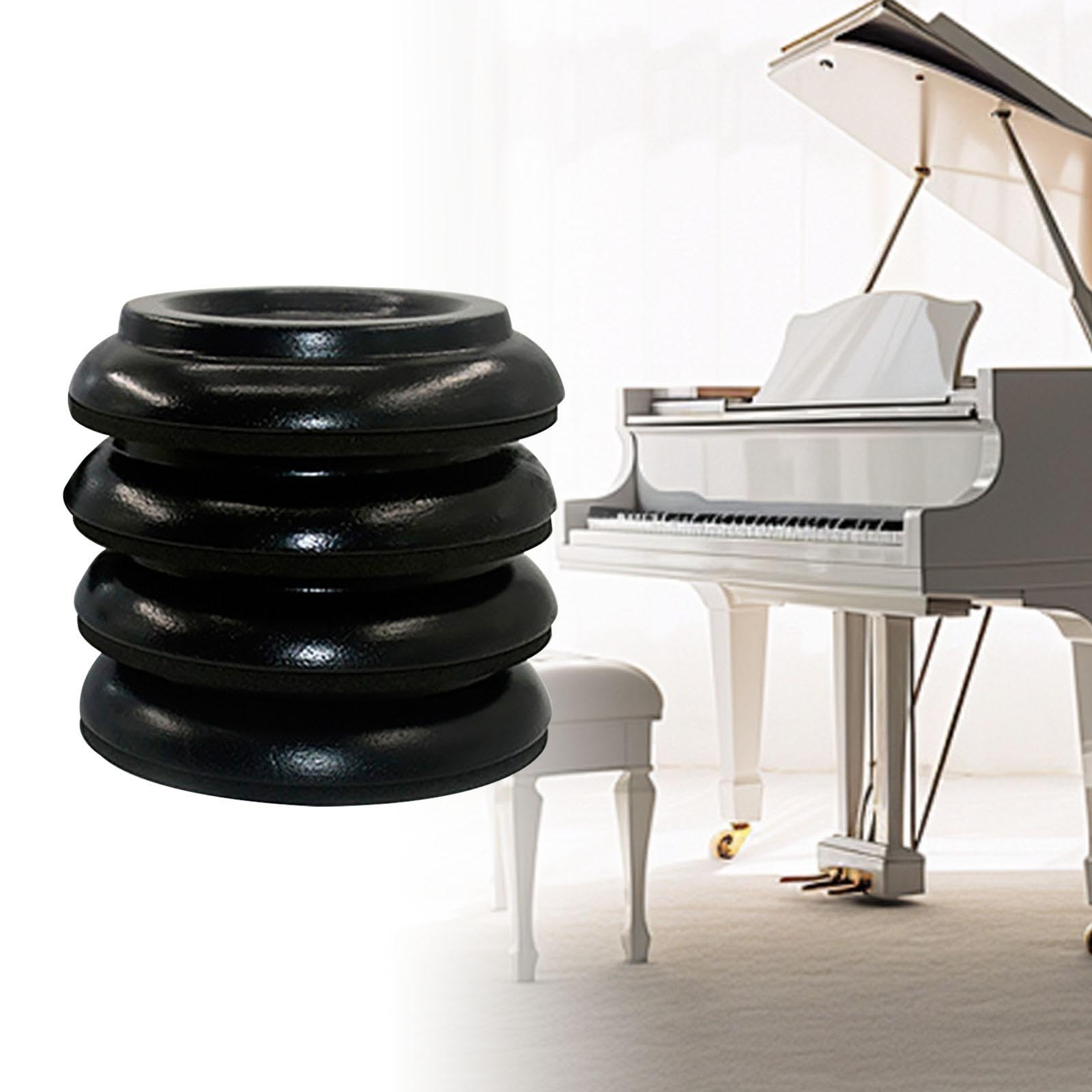 Generic 4 Pieces Piano Caster Cups Replacement Music Accessories Multipurpose Floor