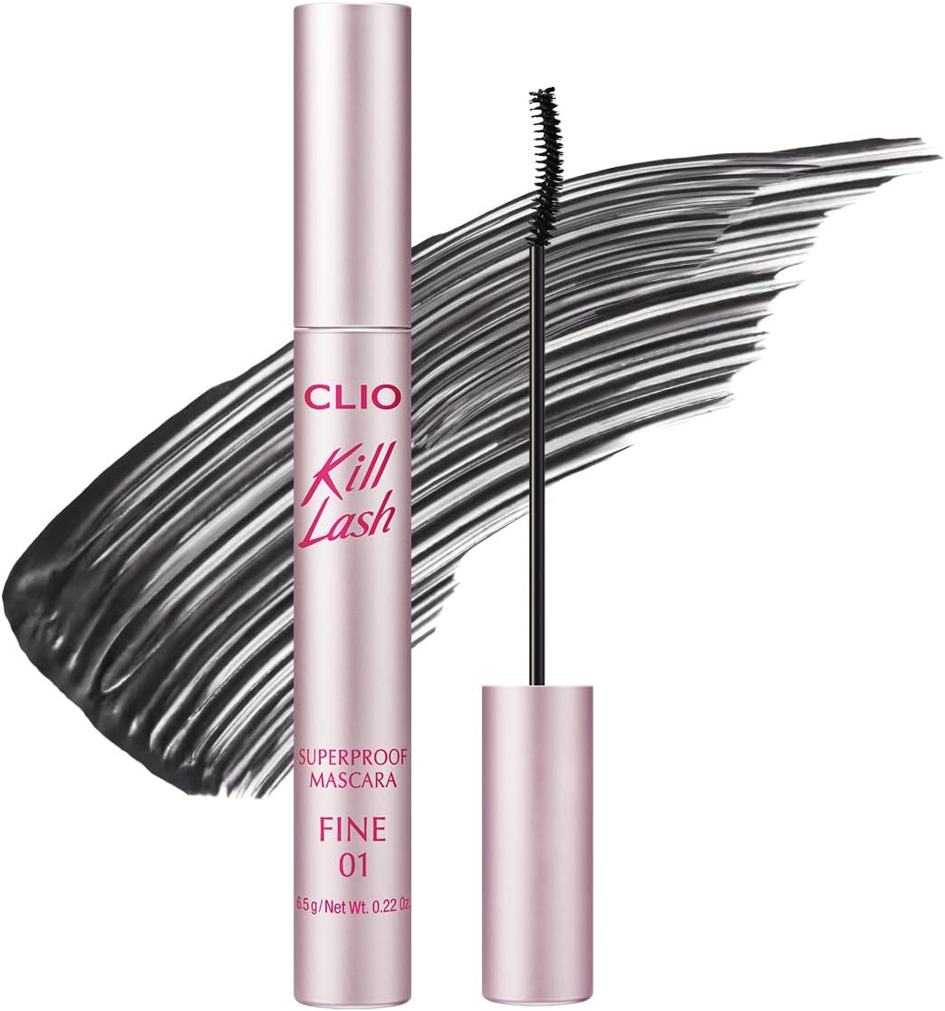 CLIO Kirpikleri Tek Tek Ayırıp Kıvıran Maskara Kill Lash Superproof Mascara Fine 01 Vanilla Black