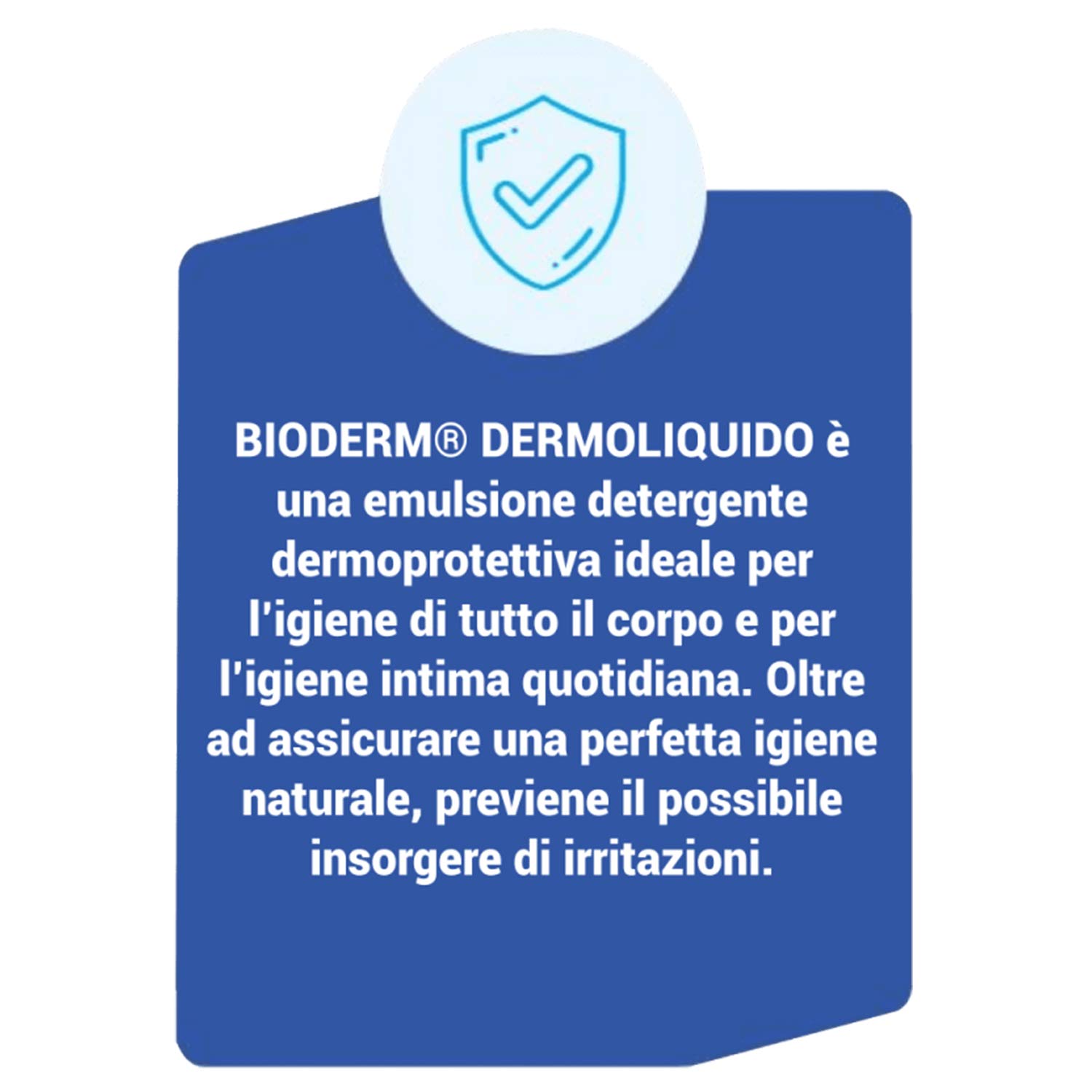 BioDerm Dermoliquido Detergente per Pelli Sensibili e Igiene Intima 1000 ml