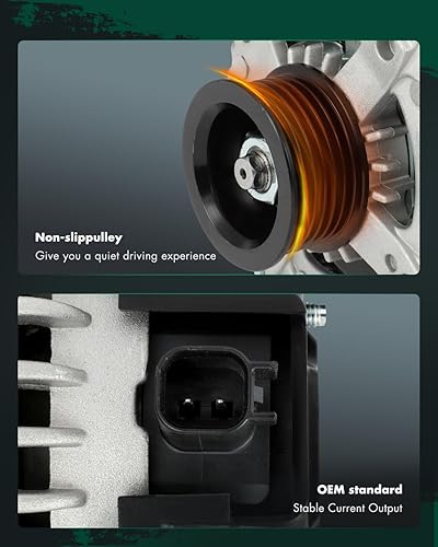 Miniatura 5 de SCITOO Repuesto de alternador para Jeep Commander 2007 2008 2009 2010, para Jeep para Grand Cherokee 2007 2008 2009 2010 11241 4210000550 VND0480