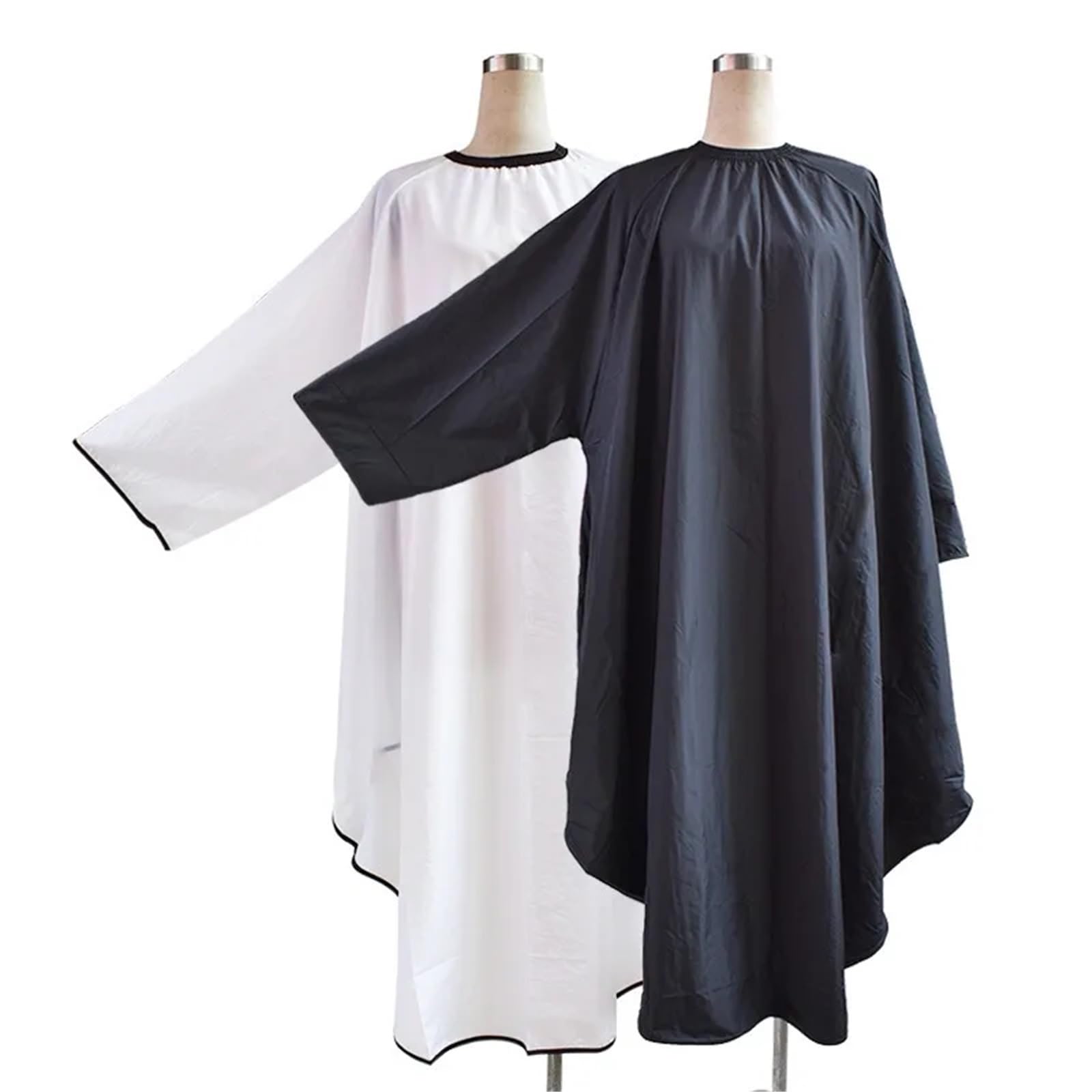 Delantal con mangas for barbería, paño for corte de pelo, capa for, bata peluquería, accesorio salón, 3 uds Para Peinado Cortes