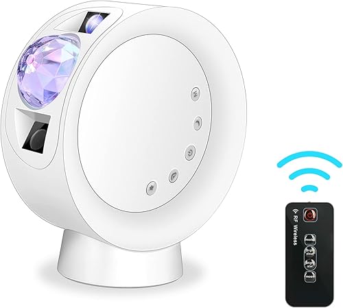 Miniatura 9 de LITENERGY - Proyector de luz LED de cielo, galaxia, estrellas y nebulosa, luz para noche con base y control remoto, para cuarto de juegos, teatro en