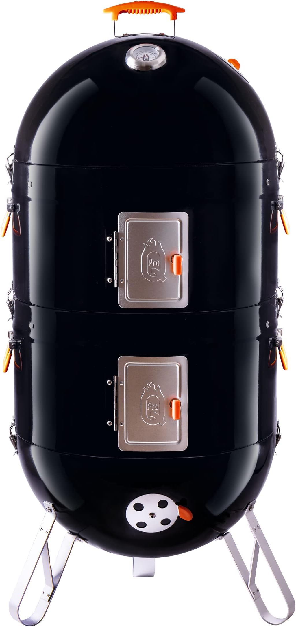 ProQ BBQ Smoker (Frontier V4) - 4in1 Charcoal Meat Smoker BBQ - Outdoor ...