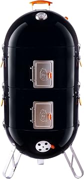 ProQ BBQ Smoker (Excel V4) - 4in1 Charcoal Meat Smoker BBQ - Outdoor Smokers and Grills - BBQ with Smoker