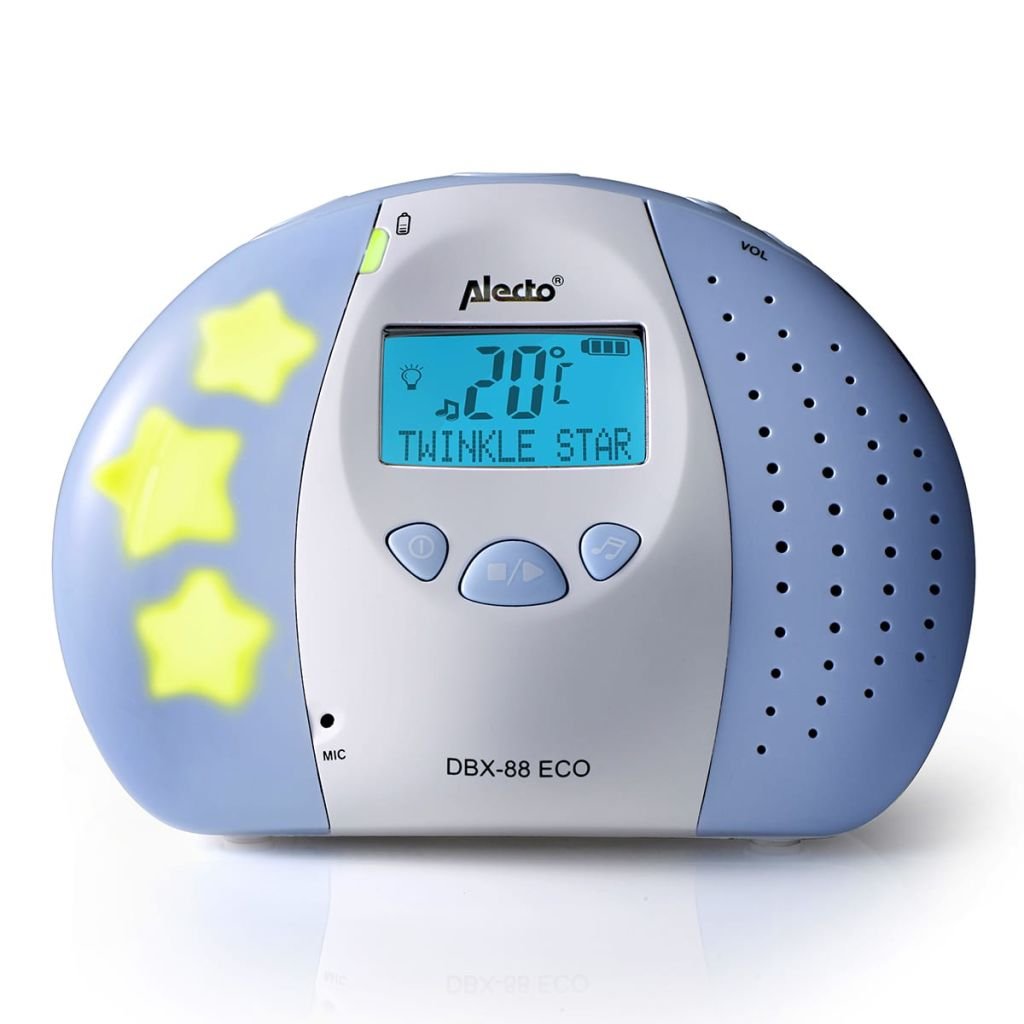 Alecto Bambino DBX-88 ECO DECT Baby Monitor Audio Babyphone con Connessione Sicura